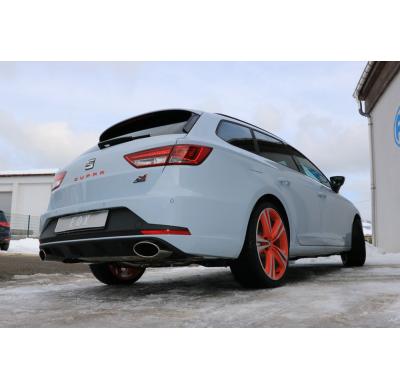 Escape FOX Seat Leon 5F ST - Cupra 300 escape final duplex - 160x90 Type 38 duplex