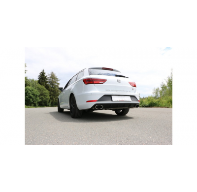 Escape FOX Seat Leon 5F ST suspension trasera independiente escape final duplex - 160x90 type 38 duplex