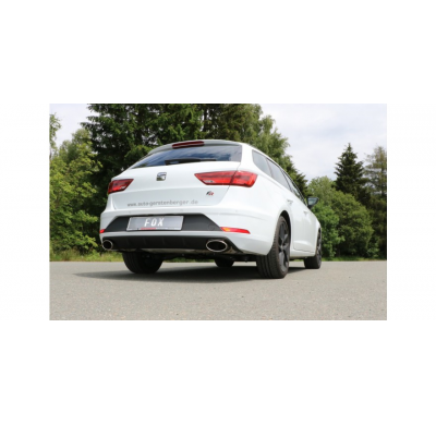 Escape FOX Seat Leon 5F ST suspension trasera independiente escape final duplex - 160x90 type 38 duplex