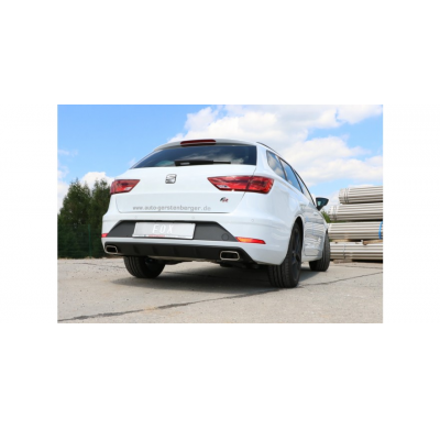 Escape FOX Seat Leon 5F ST suspension trasera independiente escape final duplex - 145x65 type 59 duplex