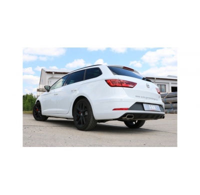 Escape FOX Seat Leon 5F ST suspension trasera independiente escape final duplex - 145x65 type 59 duplex