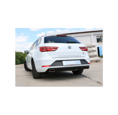 Escape FOX Seat Leon 5F ST suspension trasera independiente escape final duplex - 145x65 type 59 duplex