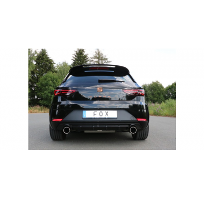 Seat Leon 5F Cupra R Escape trasero FOX derecho / izquierdo - 1x100 tipo 12 derecho / izquierdo