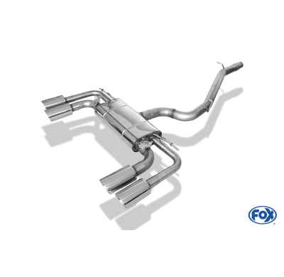 FOX Semisistema del convertidor catalítico - 2x100 tipo 25 derecha / izquierda - Ateca Cupra 4x4 - 5FP Año:Desde 2018 2,0l 221kW