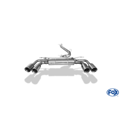 FOX Semisistema del convertidor catalítico - 2x100 tipo 25 derecha / izquierda - Ateca Cupra 4x4 - 5FP Año:Desde 2018 2,0l 221kW