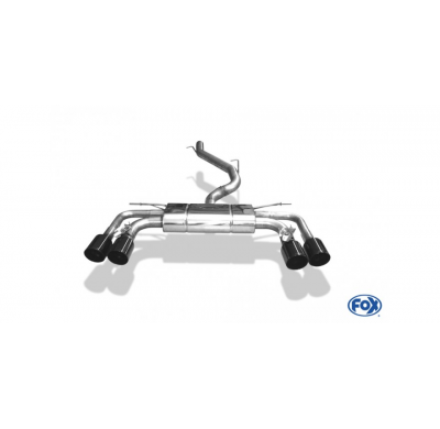 Escape deportivo trasero Cupra Ateca/ Seat Ateca Cupra 4x4 - 5FP medio sistema de catalizador - 2x100 tipo 25 derecho/izquierdo