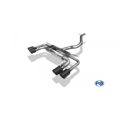 Escape deportivo trasero Cupra Ateca/ Seat Ateca Cupra 4x4 - 5FP medio sistema de catalizador - 2x100 tipo 25 derecho/izquierdo