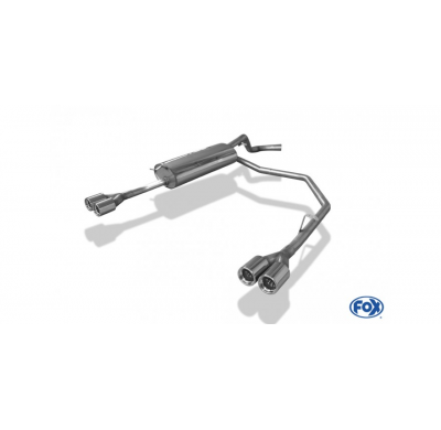 Escape FOX VW Golf IV station wagon escape final salida duplex - 2x76 13 duplex