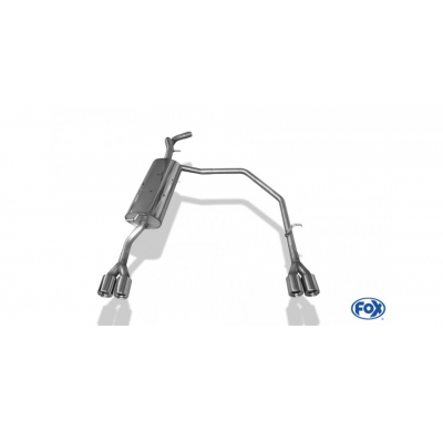 Escape FOX VW Golf IV station wagon escape final salida duplex - 2x76 13 duplex