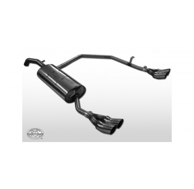 Escape FOX Skoda Octavia 1U escape final salida duplex - 2x76 18 duplex