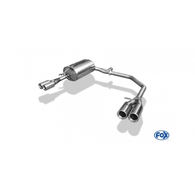 Escape FOX Skoda Octavia 1U 4x4 escape final salida duplex - 2x76 13 duplex