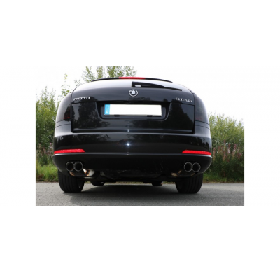 Escape FOX Skoda Octavia 1Z RS Escape Final Duplex - 2x76 25 dch/izq