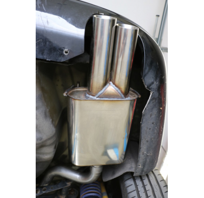 Escape FOX Skoda Octavia 1Z RS Escape Final Duplex - 2x76 25 dch/izq