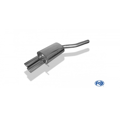 Escape trasero FOX VW Jetta V / Golf V station wagon - 2x76 tipo 17