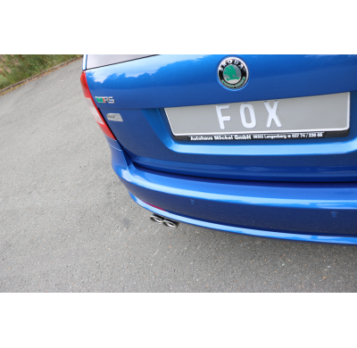 Escape FOX Skoda Octavia 1Z RS escape final duplex - sin colas de escapes