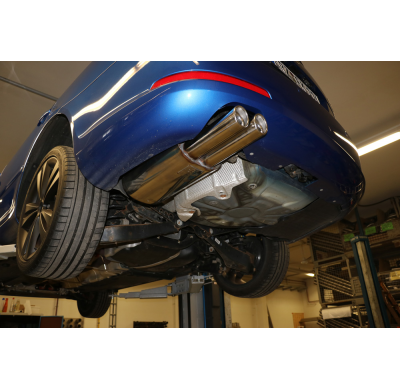 Escape FOX Skoda Octavia 1Z RS escape final duplex - sin colas de escapes