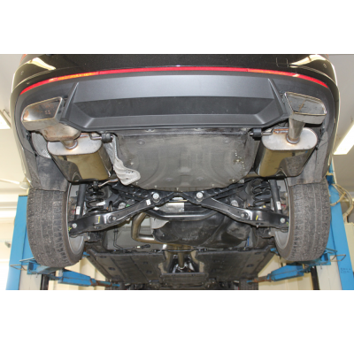 Escape FOX Skoda Octavia 5E RS - TDI escape final duplex - outlet in the original tail pipes
