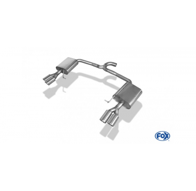 Skoda Octavia 5E 4x4 (+ Scout) Escape trasero FOX derecho / izquierdo - 2x90 tipo 16 derecho / izquierdo