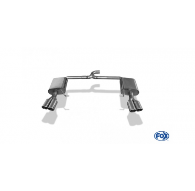 Skoda Octavia 5E 4x4 (+ Scout) Escape trasero FOX derecho / izquierdo - 2x90 tipo 16 derecho / izquierdo