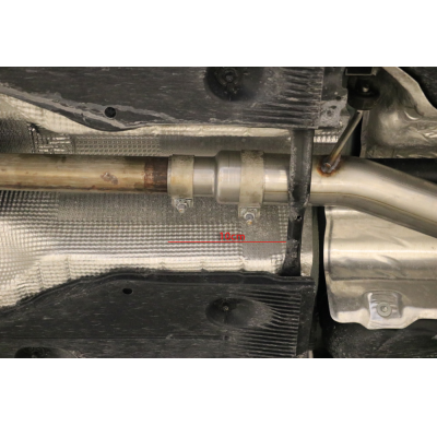 Escape FOX Skoda Octavia 5E RS - TDI - 4x4 half system desde el catalizador dch/izq - outlet in the original tail pipes petrol