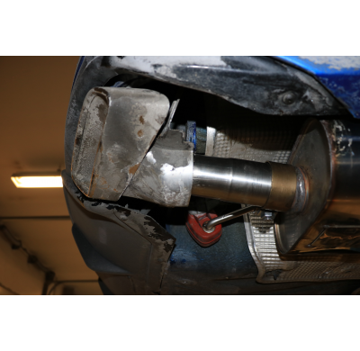 Escape FOX Skoda Octavia 5E RS - TDI - 4x4 half system desde el catalizador dch/izq - outlet in the original tail pipes petrol