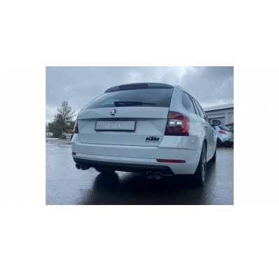 Skoda Octavia 5E - 2,0l 140kW Escape final derecho/izquierdo - 2x76 tipo 25 derecho/izquierdo