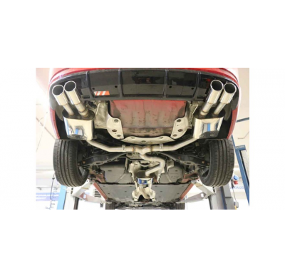 FOX Escape trasero derecha / izquierda con aletas de escape - 2x90 tipo 16 Skoda Superb III 3V 4x4 Año:Desde 2015 2,0l 200/206kW