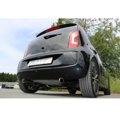 Escape FOX Skoda Citigo/ VW UP final pipe system duplex fitted of originaln escape final - 1x80 25 duplex