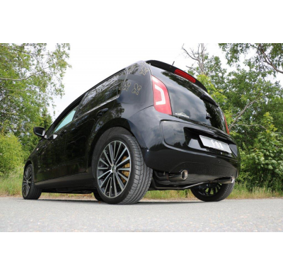 Escape FOX Skoda Citigo/ VW UP final pipe system duplex fitted of originaln escape final - 1x80 25 duplex