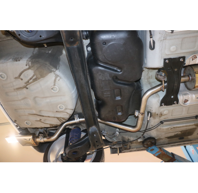 Escape FOX Skoda Citigo/ VW UP final pipe system left fitted of originaln Escape Final - 145x65 59 left