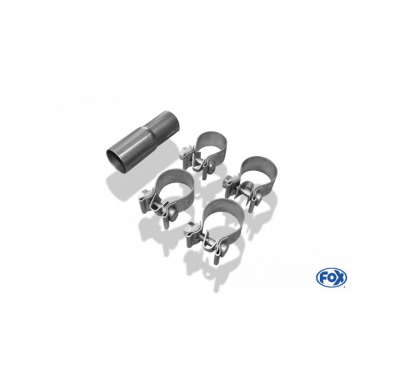 Escape FOX Skoda Citigo/ VW UP final pipe system left fitted of originaln Escape Final - 1x80 25 left