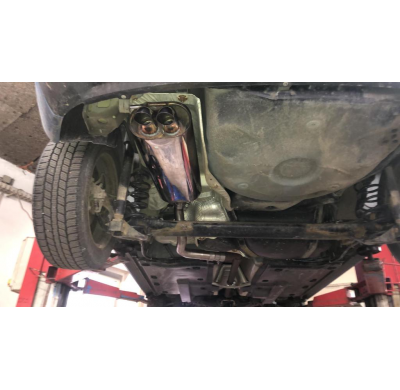 Escape trasero FOX Skoda Rapid Spaceback - 2x55 Tipo 26