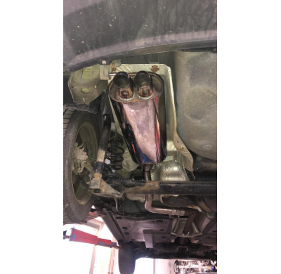 Escape trasero FOX Skoda Rapid Spaceback - 2x55 Tipo 26