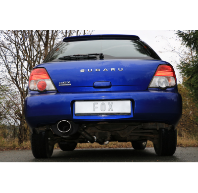 Escape FOX Subaru Impreza - GD/ GG escape final Ø63,5mm - 129x106 type 44