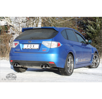Escape FOX Subaru Impreza GRF 4x4 - WRX escape final cross salida duplex - sin colas de escapes