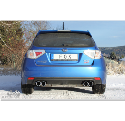 Escape FOX Subaru Impreza GRF 4x4 - WRX escape final cross salida duplex - sin colas de escapes