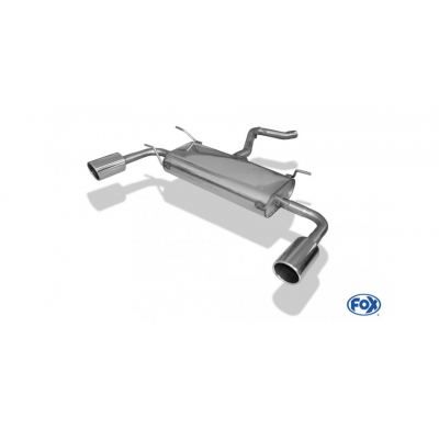 FOX Escape trasero salida cruzada derecha / izquierda - 1x100 tipo 16 Subaru Impreza GT7 AWD Año:Desde 2016 2,0l 115kW