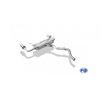 FOX Escape trasero salida cruzada derecha / izquierda - 1x100 tipo 16 Subaru Impreza GT7 AWD Año:Desde 2016 2,0l 115kW