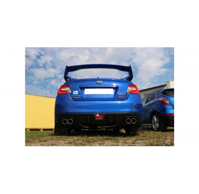 FOX Escape trasero derecho / izquierdo doble flujo - 2x90 tipo 12 negro Subaru Impreza GJ 4x4 - Salón WRX Año:Desde 2016 2,5l 22