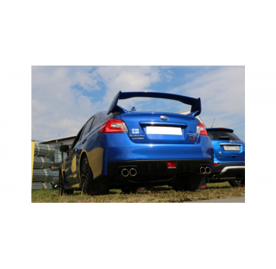 FOX Escape trasero derecho / izquierdo doble flujo - 2x90 tipo 12 negro Subaru Impreza GJ 4x4 - Salón WRX Año:Desde 2016 2,5l 22