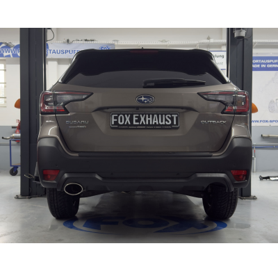 Subaru Outback - Silenciador delantero y final BT - tubo de escape: 14 Fox exhaust