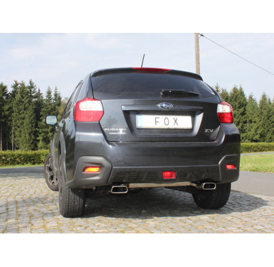 Escape FOX Subaru XV escape final cross salida duplex - 145x65 59 duplex