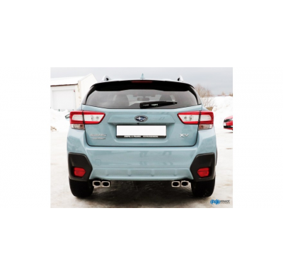 Subaru XV - G5 Escape deportivo salida cruzada derecha/izquierda - 4x tubos de escape especiales