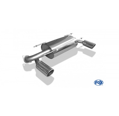 Escape FOX Subaru BRZ escape final salida duplex - 1x100 16 duplex