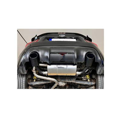 Escape deportivo Subaru BRZ salida derecha/izquierda - 129x106 tipo 32 derecha/izquierda negro