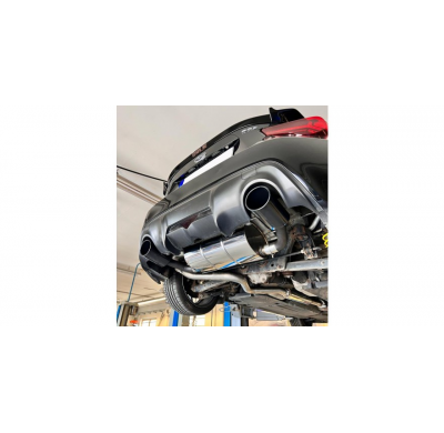 Subaru BRZ/ Toyota GT86 Escape deportivo salida derecha/izquierda con silenciador delantero - 129x106 tipo 32 derecha/izquierda
