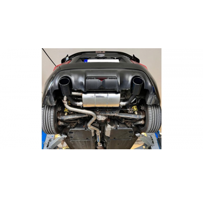 Subaru BRZ/ Toyota GT86 Escape deportivo salida derecha/izquierda con silenciador delantero - 129x106 tipo 32 derecha/izquierda