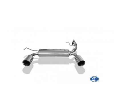 Escape FOX Suzuki Swift IV escape final salida duplex - 1x100 25 duplex