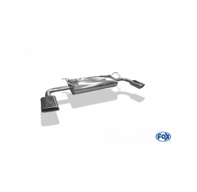 Escape FOX Suzuki Grand Vitara JT escape final cross salida duplex - 145x65 59 duplex