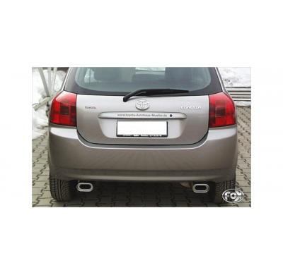 Escape FOX Toyota Corolla E12 - Hatchback escape final salida duplex - 135x80 53 duplex